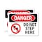 Signmission Safety Culture Sign, 10 in Width, Vinyl Decal, Rectangle OS-2PACK-DS-D-710-L-2514 - alternate 1